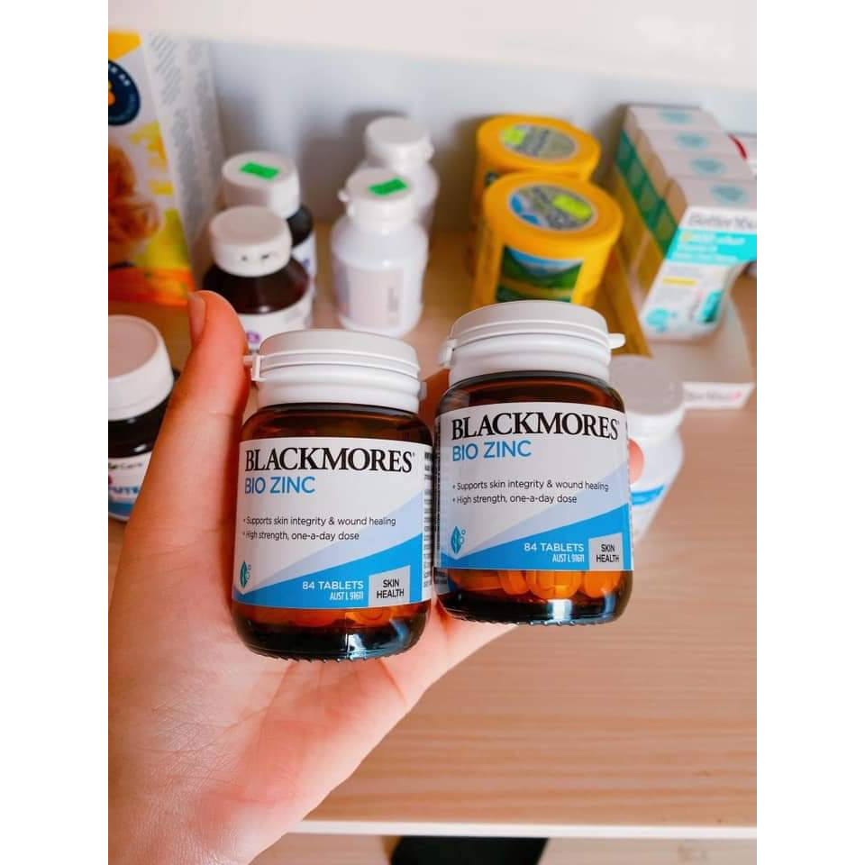 Viên Uống Kẽm Blackmores Bio Zinc 84 Viên  Úc hỗ trợ khả năng miễn dịch