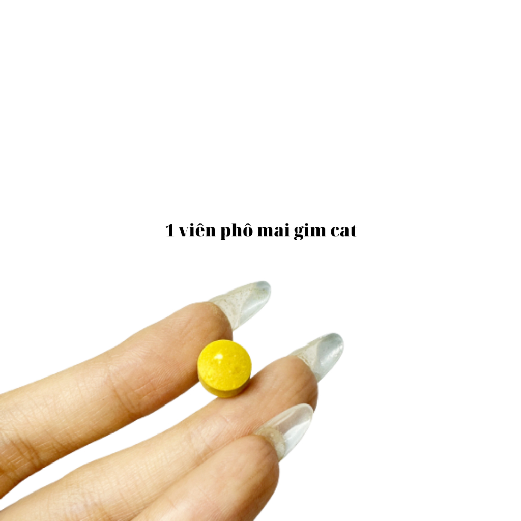 Viên Phô Mai và Cỏ Mèo GIMCAT, bổ xung dinh dưỡng, đẹp lông, hỗ trợ tiêu hoá, giảm búi lông gói 50 viên -Lượm Cat-