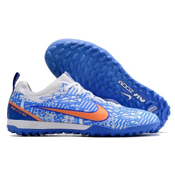 Giày bóng đá Vapor 15 -14 Pro Trắng Xanh Sân nhân tạo