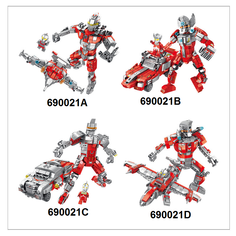 Bộ đồ chơi lắp ghép mô hình người sắt ROBOT 12IN1 quà cho bé