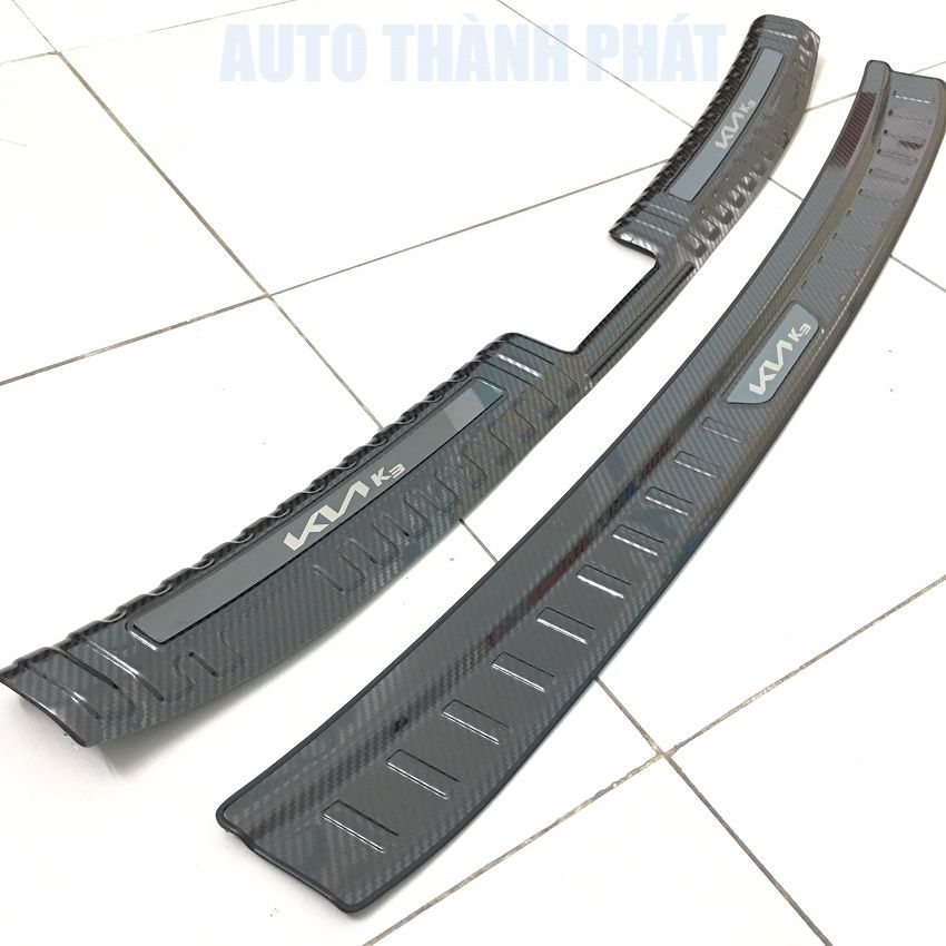 Ốp Chống Trầy Cốp, Ốp Cốp KIA K3 2022-2023 Mẫu Carbon Cao Cấp Chất Lượng Loại 1