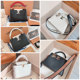 Túi lv capu sz 27cm quài bản to chuẩn super vip chất da mềm fullbox nam châm bill thẻ vip