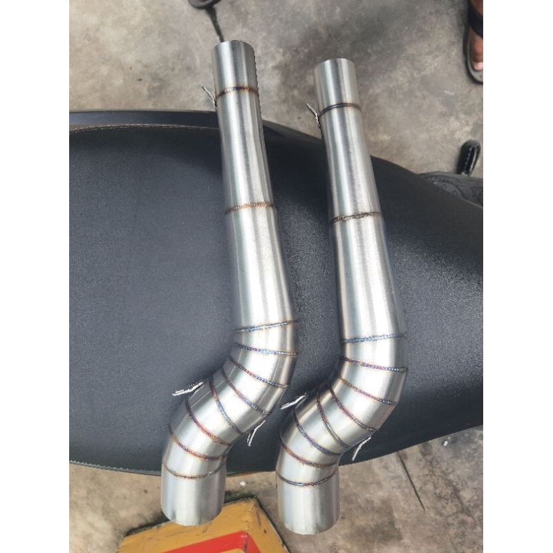 Khúc tăng, Đoạn sau cổ 2 khúc Inox vân hàn Titan