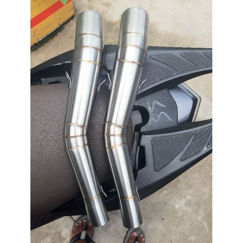 Khúc tăng, Đoạn sau cổ 2 khúc Inox vân hàn Titan