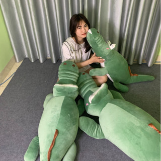 Gối Ôm Cho Bé, Gấu Bông Cá Sấu Mặt Ngáo, Chất Liệu Cao Cấp, Mềm Mại Dài 60Cm