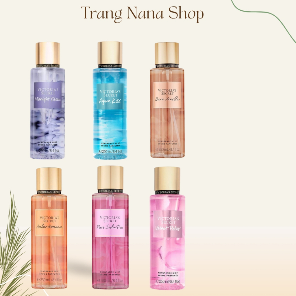 Xịt Thơm Body Victoria Secret FULL SIZE Body Mist Hương nước hoa 250ml - Bill Mỹ
