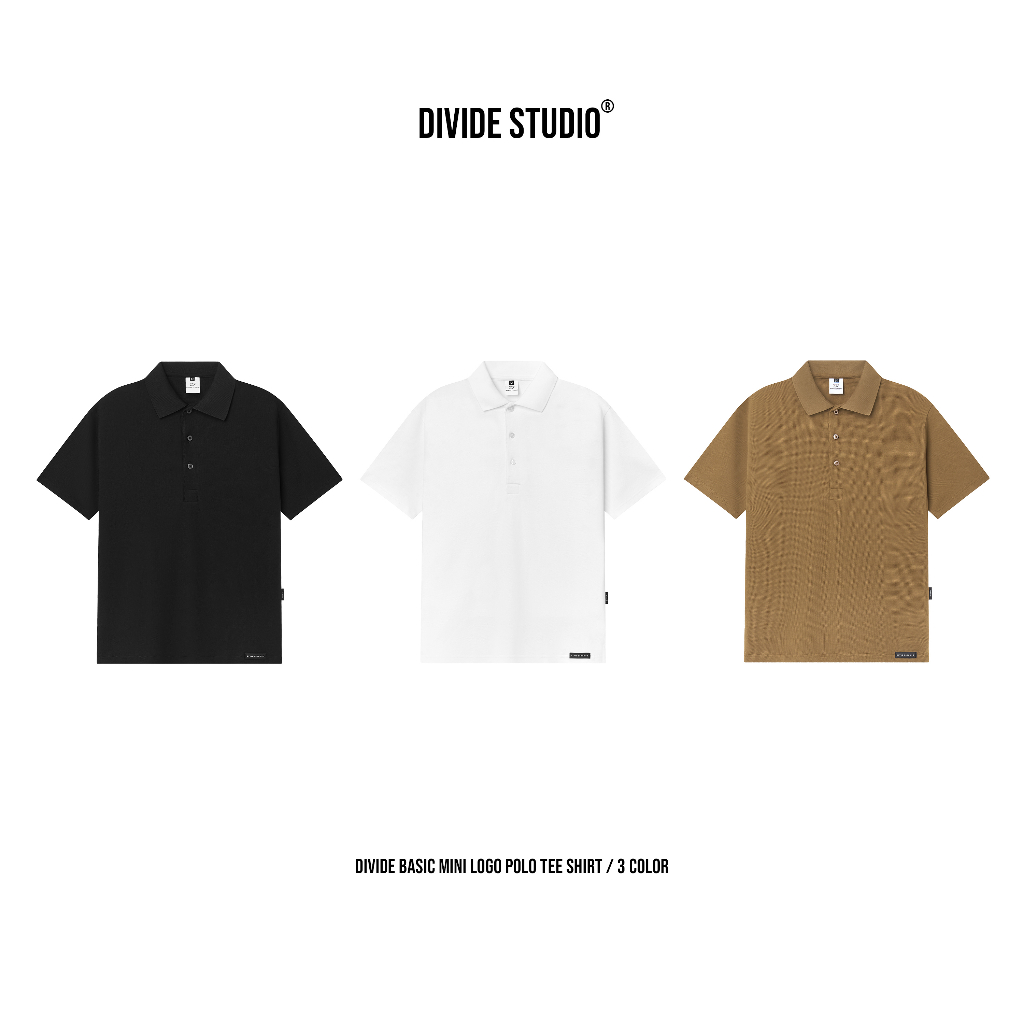 ÁO POLO BASIC MINILOGO UNISEX NHIỀU MÀU DIVIDE BRAND