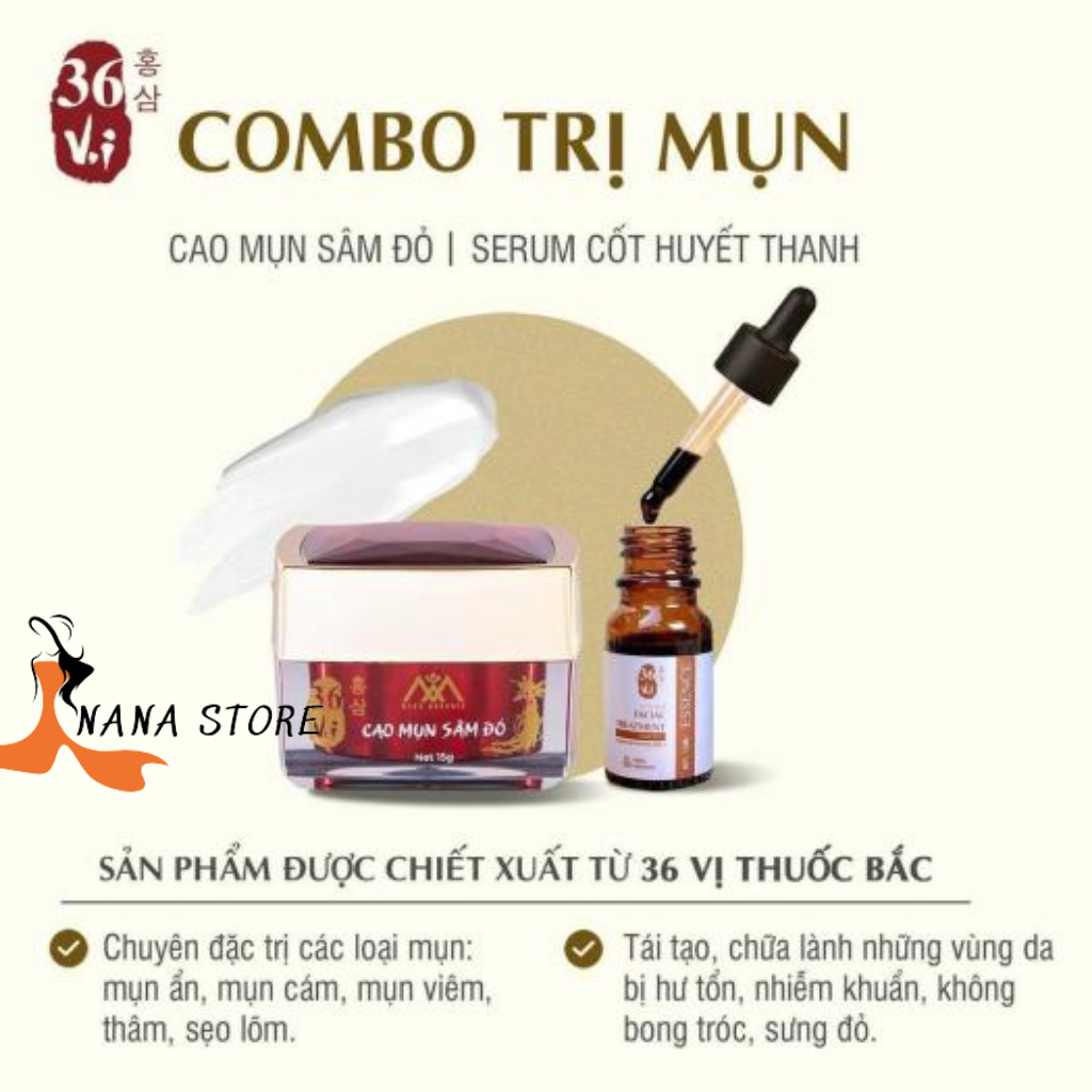 Combo Cao Sâm Đỏ Và Cốt Thảo Dược Meea