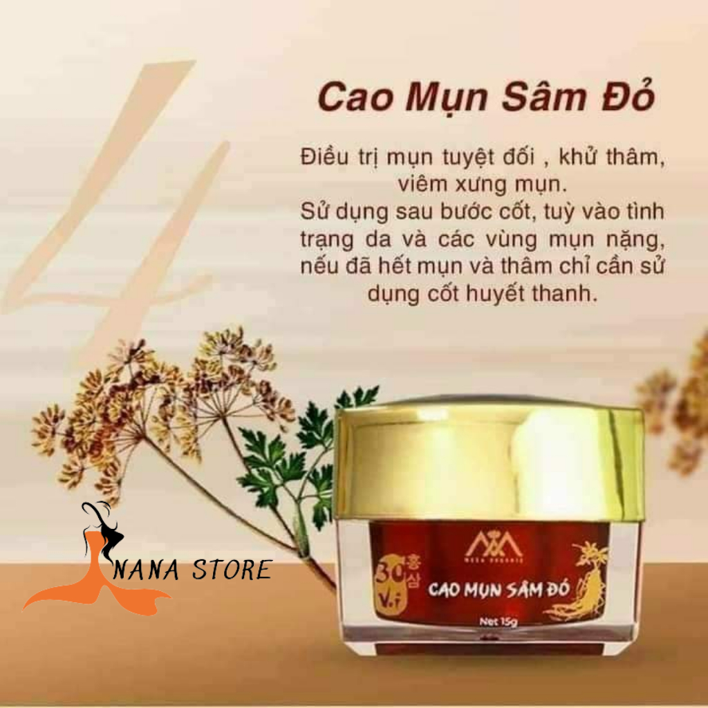 Combo Cao Sâm Đỏ Và Cốt Thảo Dược Meea