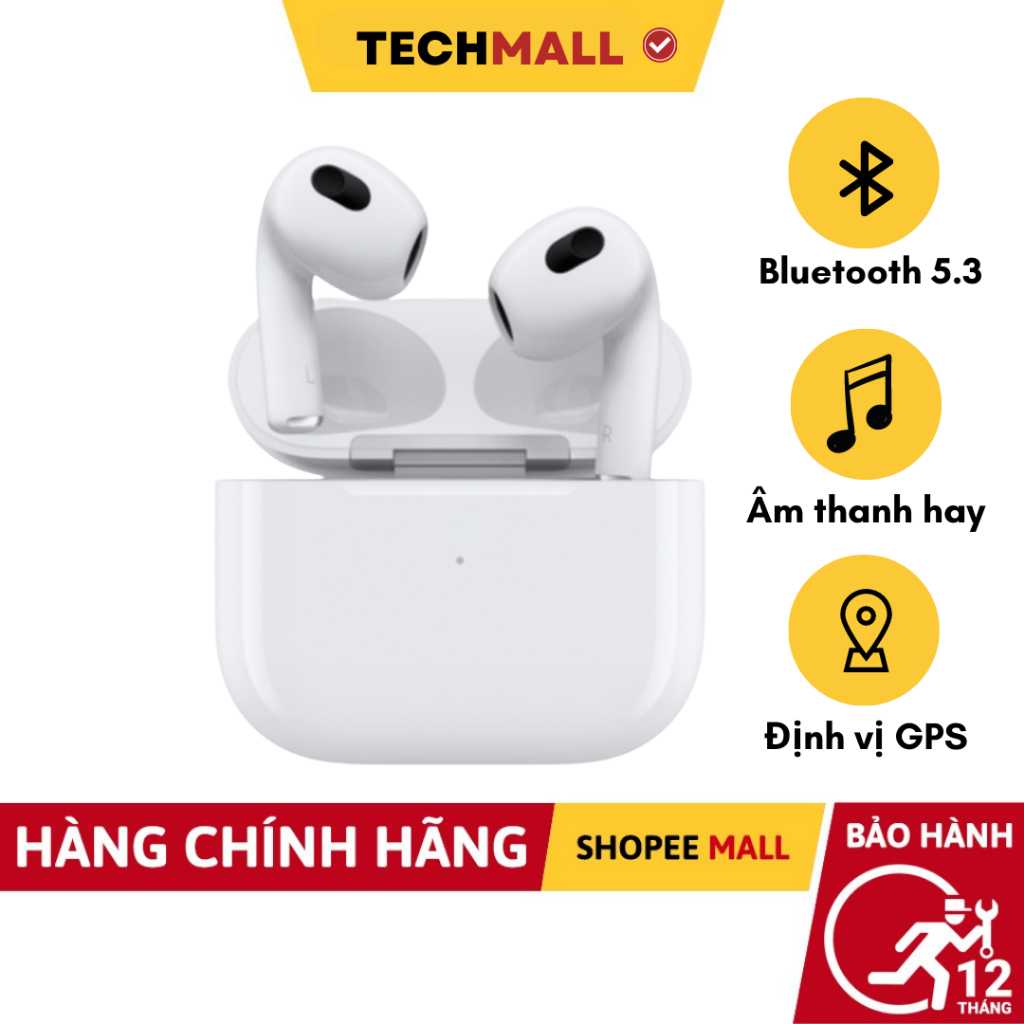 Tai Nghe Bluetooth Không Dây A3 Âm To Mic Rõ Pin Trâu Định Vị Đổi Tên-TECHZONE MALL