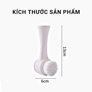 Cọ Rửa Mặt Massage Hai Đầu Hàn Quốc