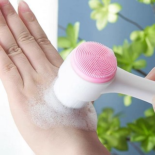 Cọ Rửa Mặt Massage Hai Đầu Hàn Quốc