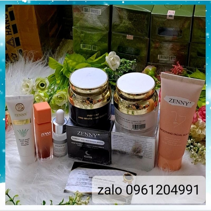kem zenny đêm chính hãng tặng serum , sữa rủa mặt