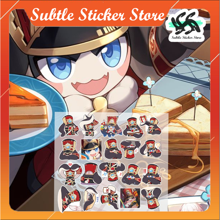 - Set 10/15/30 Sticker Pom-Pom/ Pom Pom game Honkai Star Rail/Honkai:Star Rail dán trang trí siêu đẹp