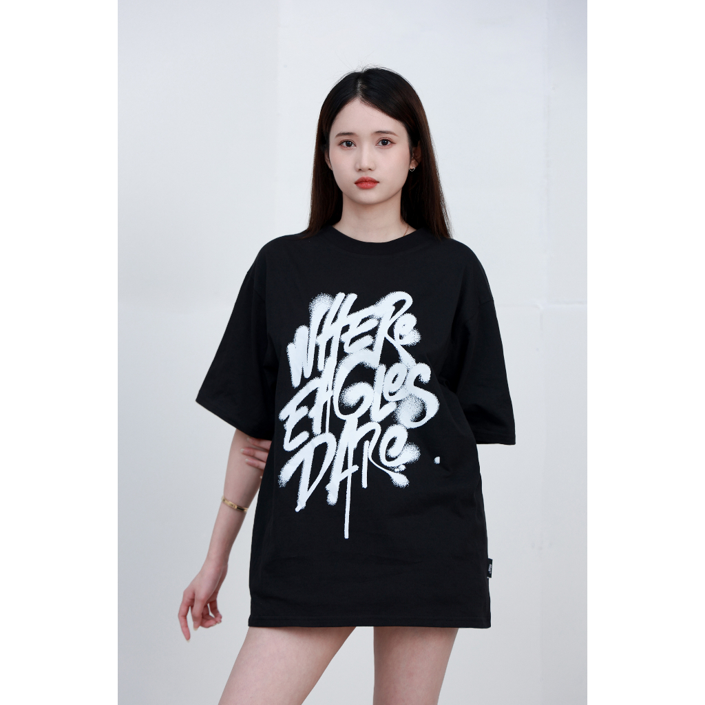 Áo Thun Oversize Eagles Dark SILAS STUDIO, Áo phông chất liệu 100% cotton co giãn 2 chiều, Local Brand SILAS form rộng