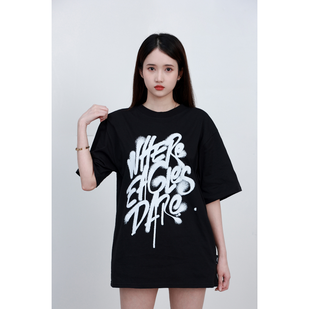 Áo Thun Oversize Eagles Dark SILAS STUDIO, Áo phông chất liệu 100% cotton co giãn 2 chiều, Local Brand SILAS form rộng