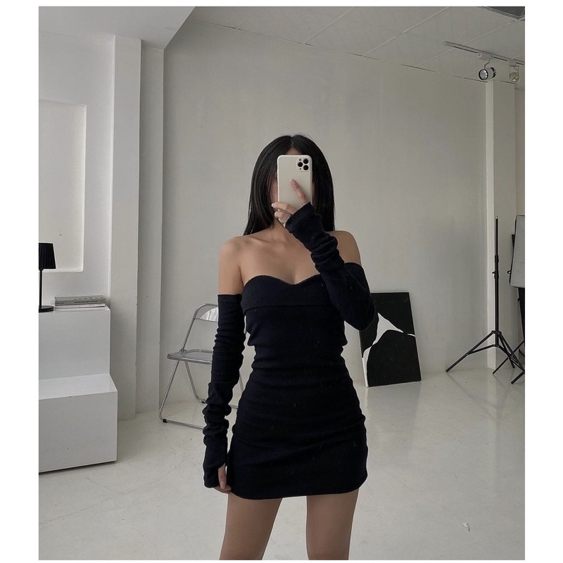 đầm body new tag