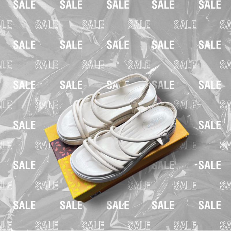 Dép sandal dây đan chéo đế bằng cao 3-4 phân cực xinh