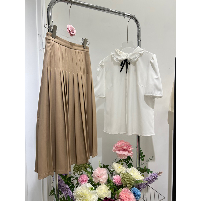 MadebyChloé - Chân váy xếp ly liền DEMI SKIRT 2 - Thiết kế cao cấp