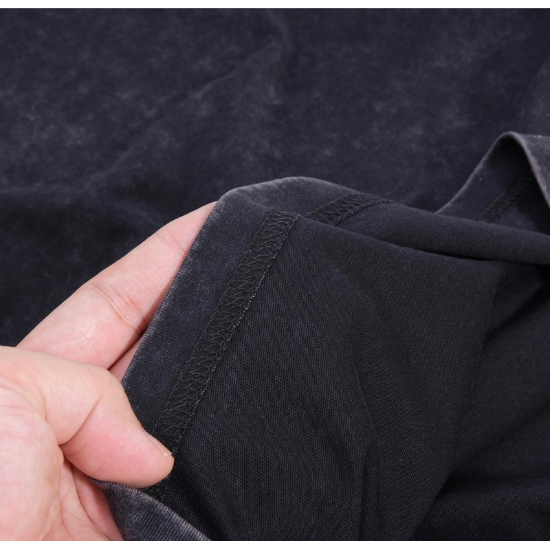 Áo thun trơn Wash Loang hàng Quảng Châu