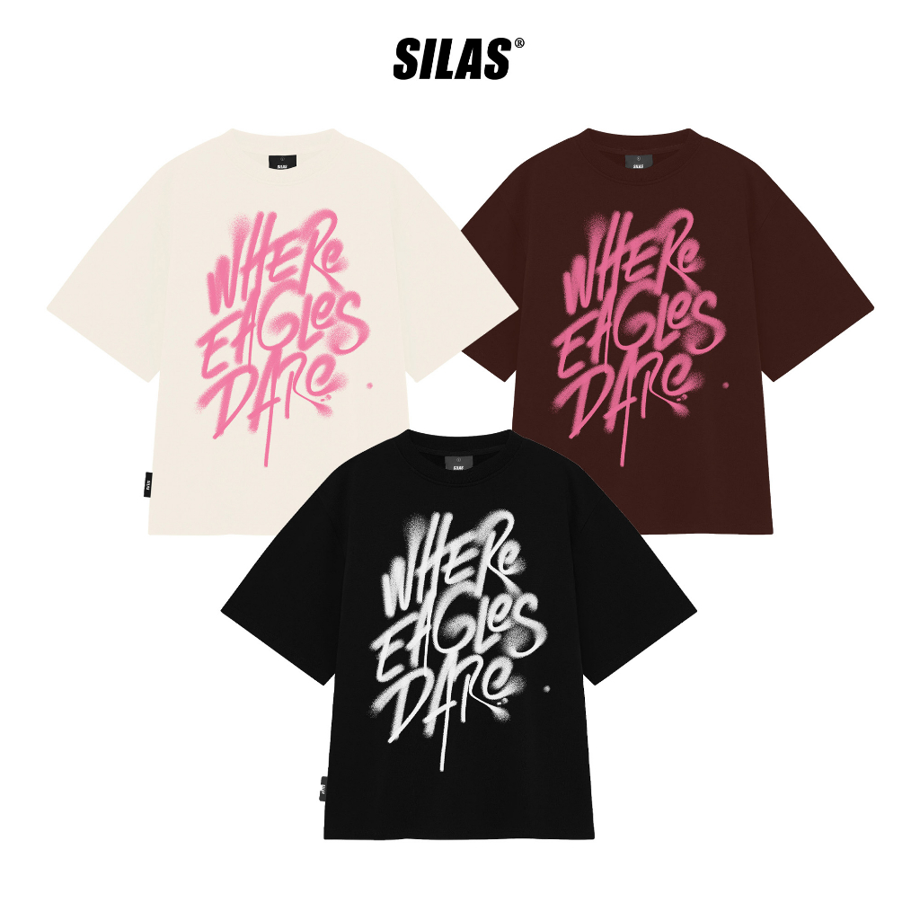 Áo Thun Oversize Eagles Dark SILAS STUDIO, Áo phông chất liệu 100% cotton co giãn 2 chiều, Local Brand SILAS form rộng