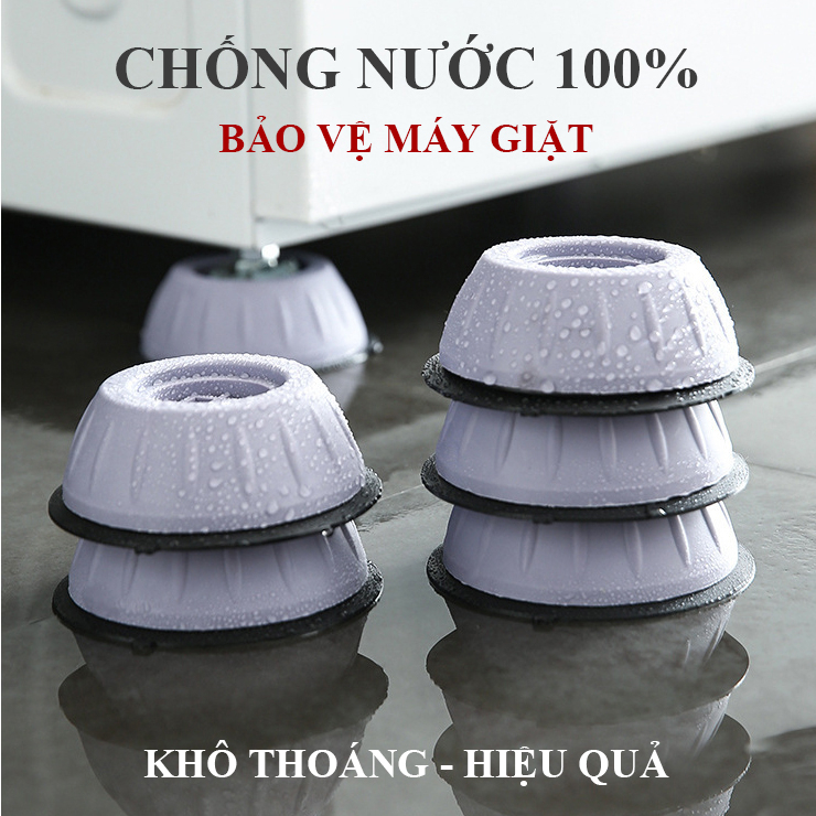 Chống Rung Máy Giặt Chân Đế Cao Su Cách Điện Cách Nước Bảo Vệ Máy Giặt An Toàn Cho Mọi Gia Đình Hp7979