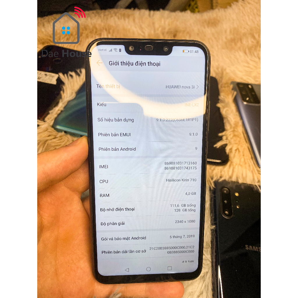 Huawei nova 3i, điện thoại giá rẻ cấu hình cao ram 4Gb, bộ nhớ 128Gb, chip 8 nhân, hàng chính hãng cực mượt, chơi game