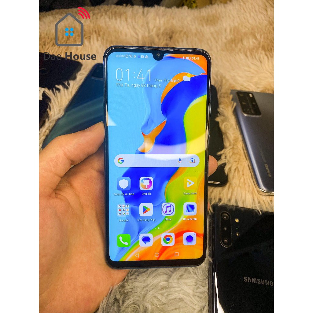 Huawei P30 lite, điện thoại giá rẻ cấu hình cao ram 6Gb, bộ nhớ 128Gb, chip 8 nhân, hàng chính hãng cực mượt, chơi game