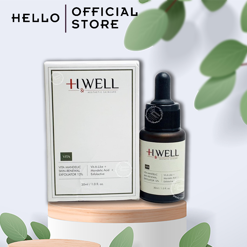 Hwell vita - SERUM LÀM SÁNG MỊN TRẺ HÓA DA HWELL VITA 12% 30ml - HELLO STORE