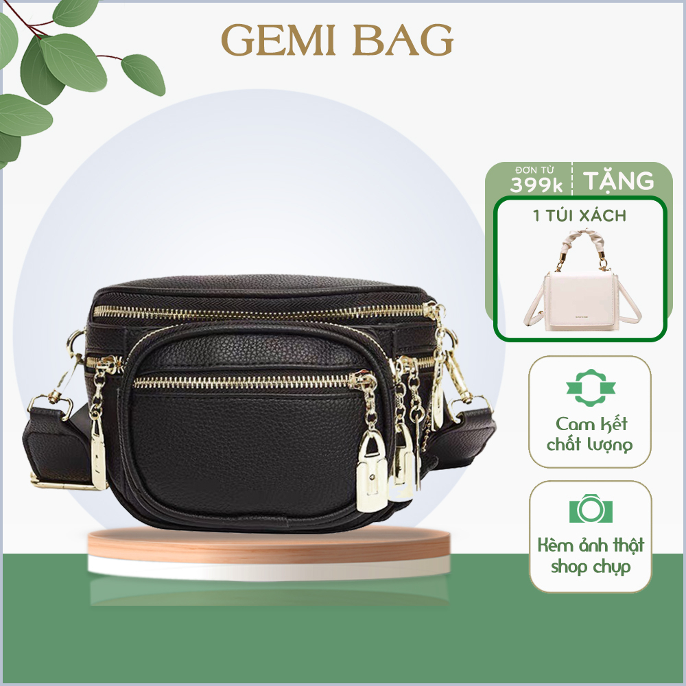 Túi đeo chéo, đeo bụng mẫu mới, Túi xách GEMI