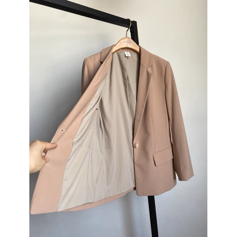 Áo khoác blazer HM 2 lớp hè thu tqxk