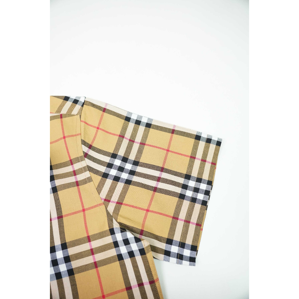 Áo sơ mi burberry nam nữ form rộng tay lỡ vải cotton organic phong cách luxury and casual hàng F  loại 1 Bestquality | BigBuy360 - bigbuy360.vn