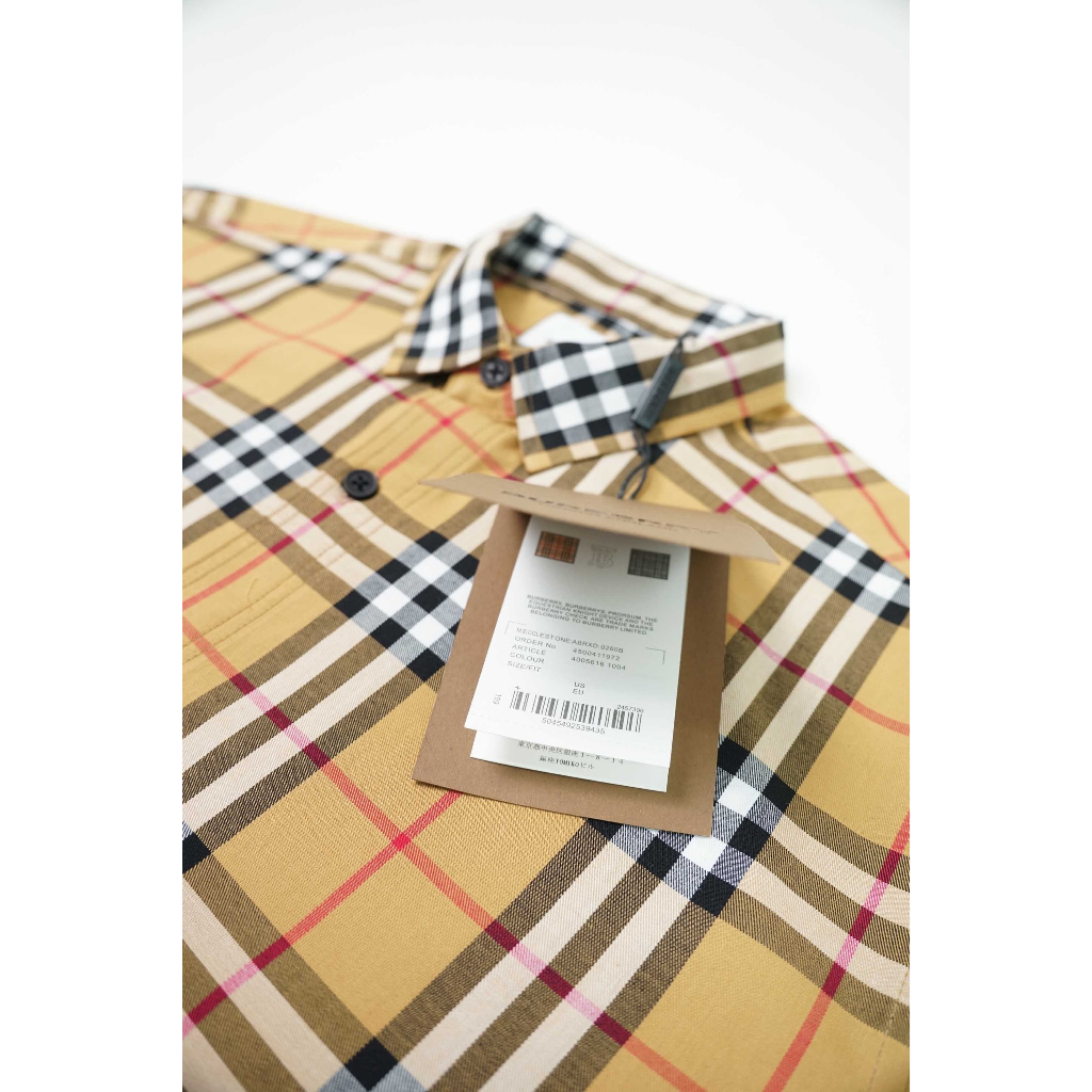 Áo sơ mi burberry nam nữ form rộng tay lỡ vải cotton organic phong cách luxury and casual hàng F  loại 1 Bestquality | BigBuy360 - bigbuy360.vn