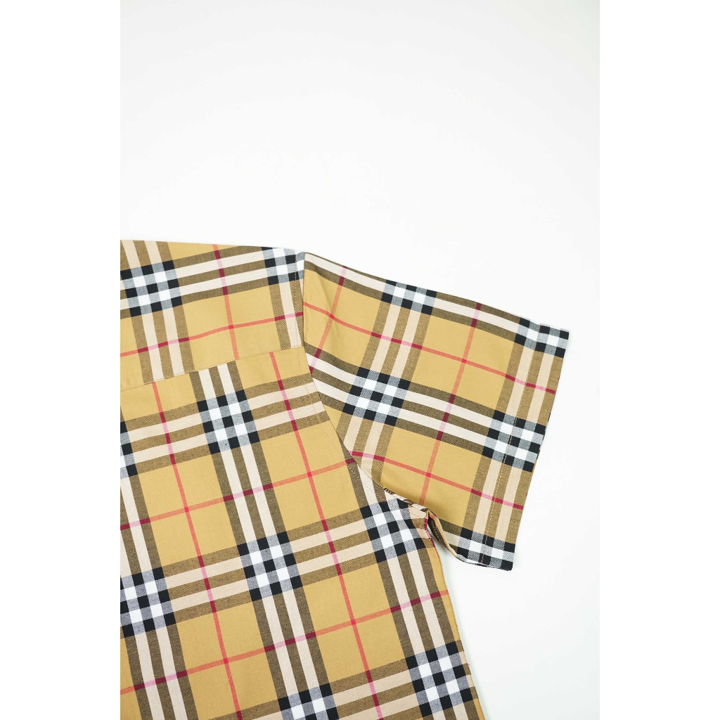 Áo sơ mi burberry nam nữ form rộng tay lỡ vải cotton organic phong cách luxury and casual hàng F  loại 1 Bestquality | BigBuy360 - bigbuy360.vn