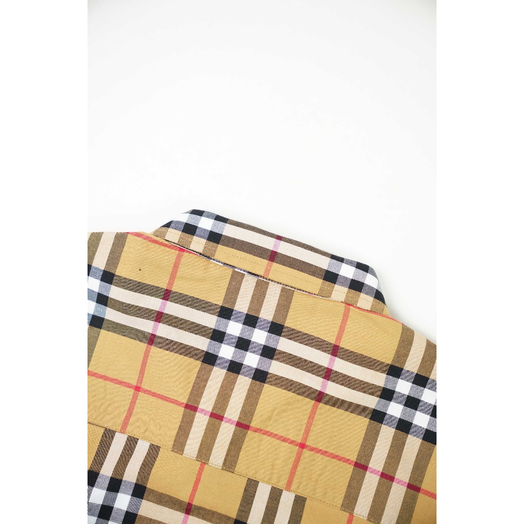 Áo sơ mi burberry nam nữ form rộng tay lỡ vải cotton organic phong cách luxury and casual hàng F  loại 1 Bestquality | BigBuy360 - bigbuy360.vn