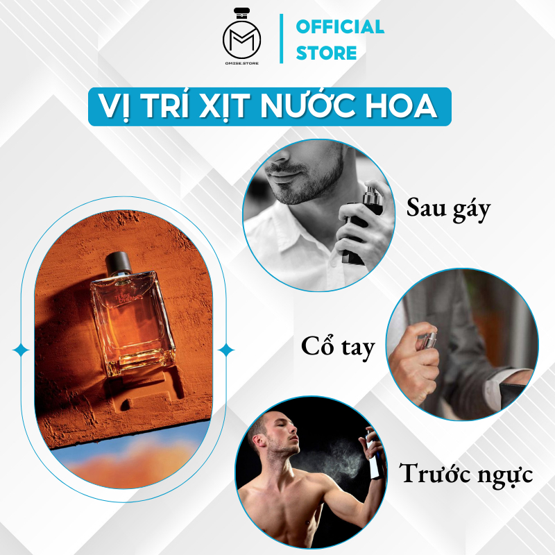 Nước hoa nam chính hãng Hermes Terre D’Hermes chiết 10ml tinh dầu nước hoa nam năng động đột phá