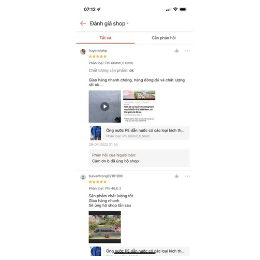 Ống dẫn nước PE phi 48mm, 60mm, 76mm, 90mm, 110mm dài 20,30,40,50,100 MÉT