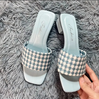 Dép Guốc ANN thời trang nữ quai ngang bản to đế vuông 3 phân sang chảnh GU28 ANN_( 5 màu)