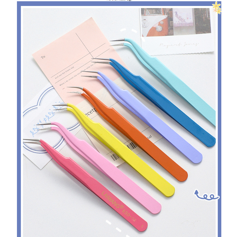 Nhíp gắp sticker INFEEL ME Nhíp gắp miếng dán washi tape thép không gỉ màu kẹo ngọt dễ thương phụ kiện cho trang trí sổ