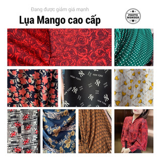 Vải Lụa Bảo Anh (Lụa Mango) cao cấp, vải chuyên lên áo công sở, váy đầm, áo dài, đồ bộ, Jumpsuit.