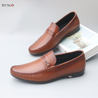 Giày tây nam - Giày da nam công sở HT.NEO da bò thật ,thiết kế sang trọng ,lịch lãm GL02