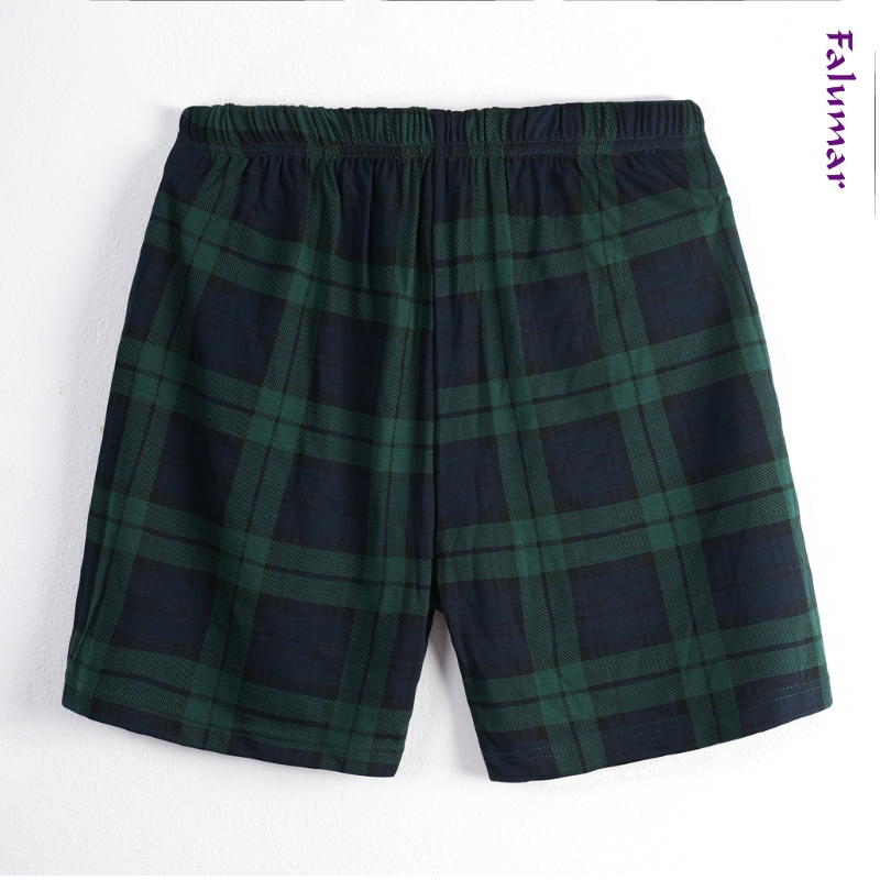 Quần đùi mặc nhà FALUMAR cho nam, nữ chất vải cotton hoạ tiết mềm mịn, mát mẻ