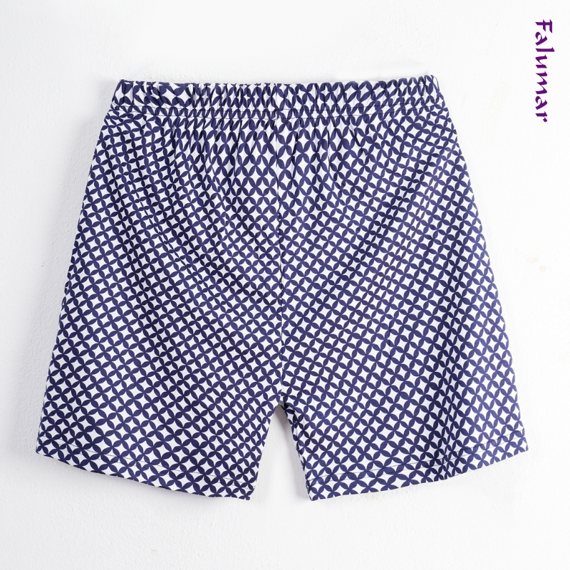 Quần đùi mặc nhà FALUMAR cho nam, nữ chất vải cotton hoạ tiết mềm mịn, mát mẻ