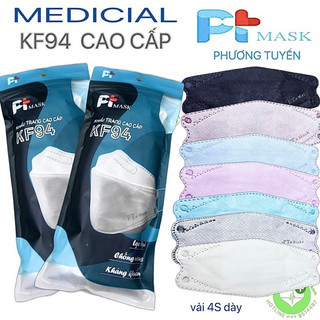 Khẩu Trang kf94 PT Mask, Khẩu Trang Y Tế PT Mask chính hãng chống bụi siêu mịn