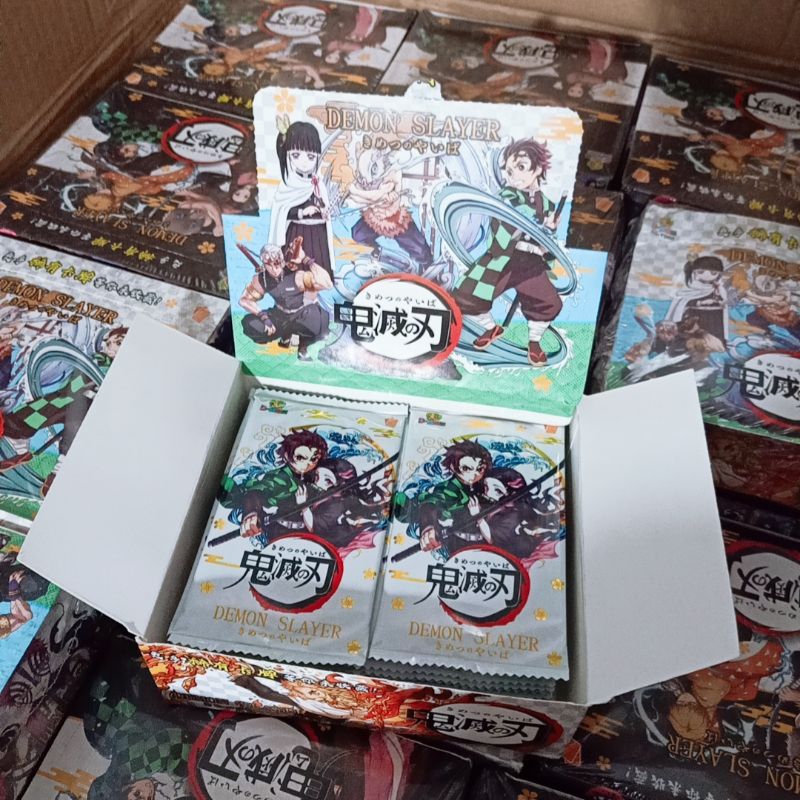 Full box thẻ bài nhân phẩm Thanh gươm diệt quỷ Demon slayer Kimetsu