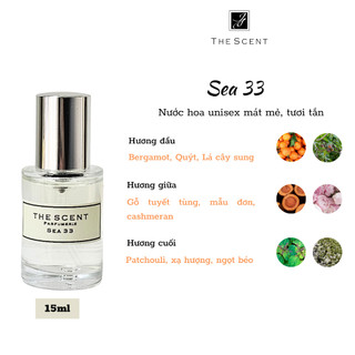 Nước hoa nam nữ chính hãng thơm lâu Sea 33 | Nước hoa Unisex - The Scent
