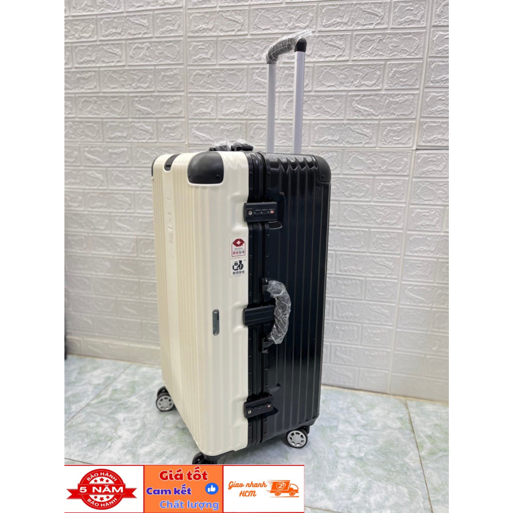 Vali khóa sập SIZE 32 KHỔNG LỒ RIM0 12 CHỐNG CẠY CHỐNG BỂ VỠ- CHỐNG RẠCH MÓC- CHỐNG XƯỚC BH 5N ( TẶNG BỌC TRONG)