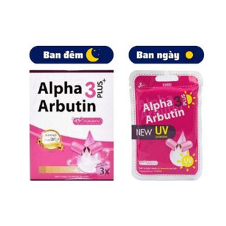 Viên Bột Dưỡng Trắng & Chống Nắng ALPHA ARBUTIN 3 Plus 10 viên/hộp - Thái Lan