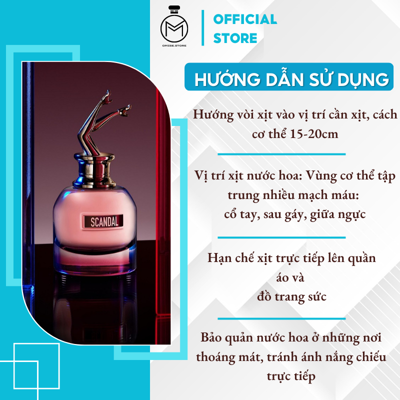 Nước hoa nữ Jean Paul Gaultier Scandal  By Night Intense chiết 10ml hương thơm của những cô nàng tính cách