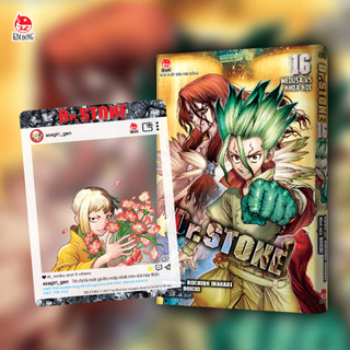 Dr stone 16 nguyên seal kèm quà tặng thẻ SNS